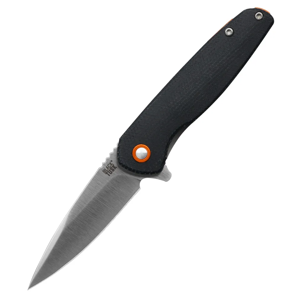 Black Tusk Arete 3.5" Micarta Black (ART35M-BLK)