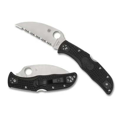 Spyderco Endela Wharncliffe Serrated (C243FSWCBK)