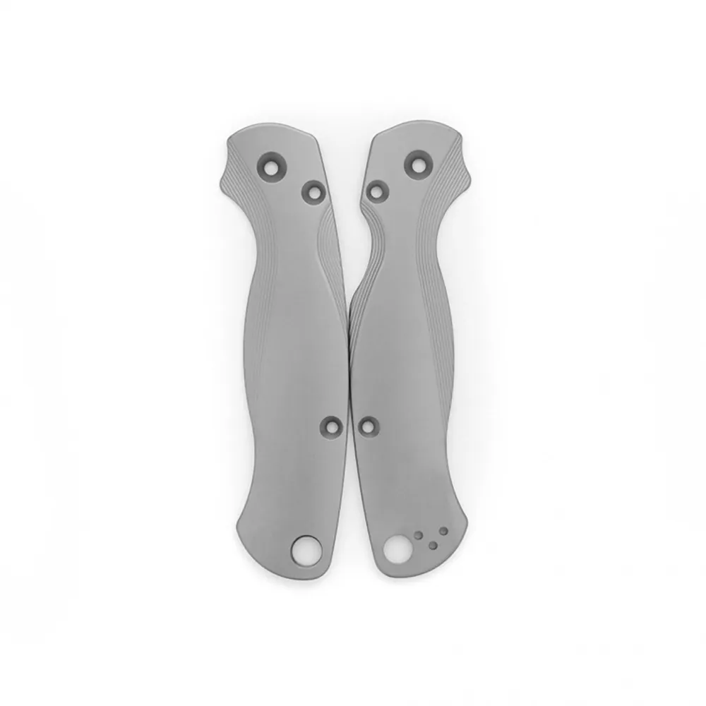 Flytanium Spyderco Para2 Lotus Scales Titanium (FLY-803)