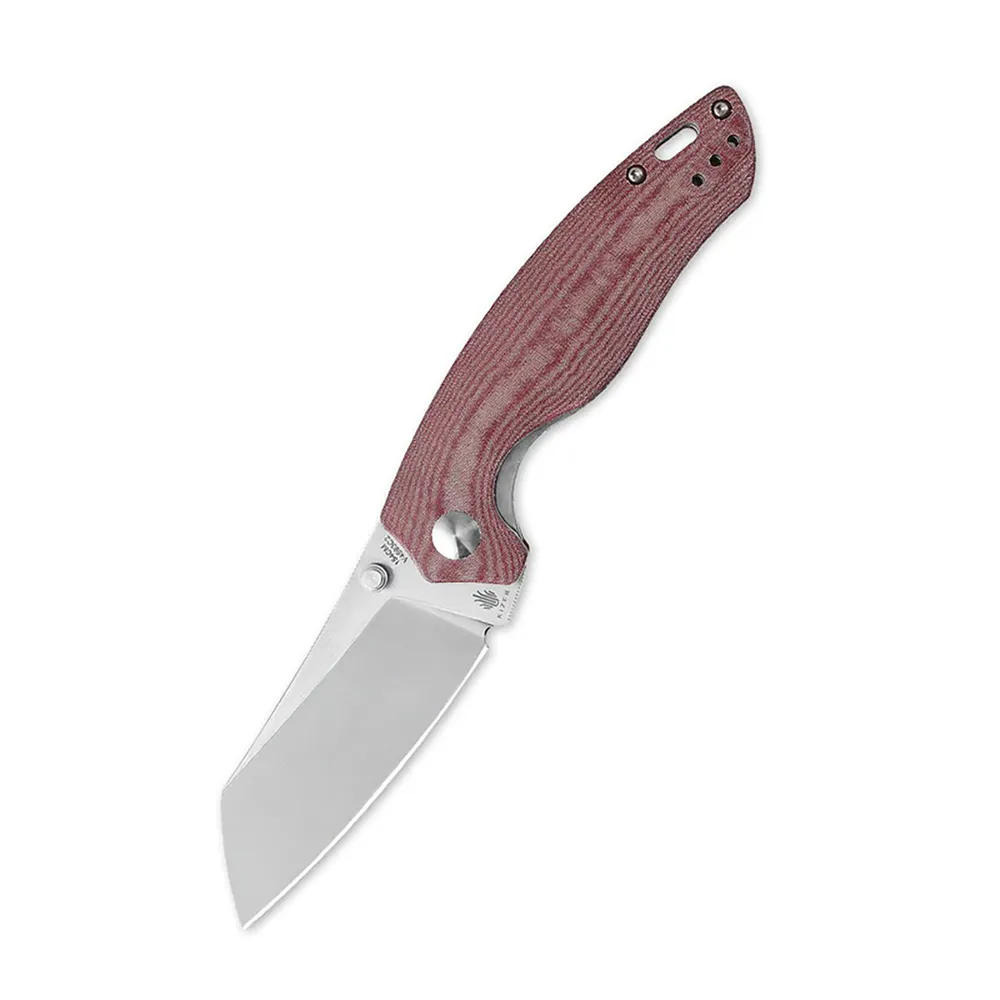 Kizer Towser K Red Micarta (V4593C2)