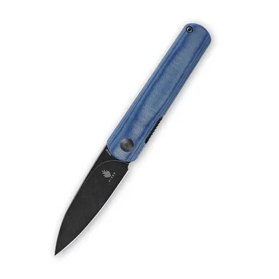Kizer Feist Denim Blue Micarta Black Blade (V3499C2)
