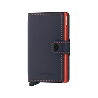 Secrid Miniwallet Matte Night Blue & Orange (MM-Night Blue & Orange)