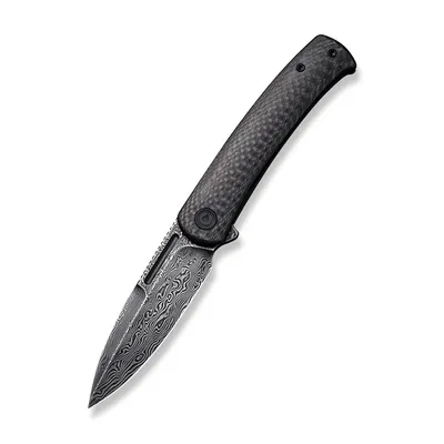 CIVIVI Cetos Twill Carbon Fiber Damascus Clad (C21025B-DS1)