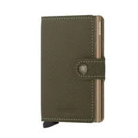 Secrid Miniwallet Saffiano Olive (MSa-Olive)