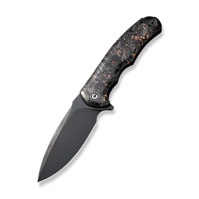 CIVIVI Praxis Black Carbon Fiber Copper Shreds (C803I)