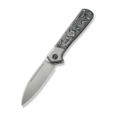 WE Knife Co Soothsayer Grey Titanium Aluminum Foil Carbon Fiber (WE20050-3)