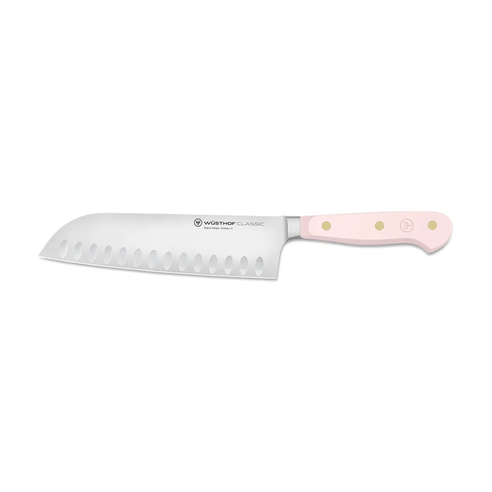 Wusthof Classic Colour  Hollow Ground Santoku 7" Pink Himalayan Salt (1061731617)