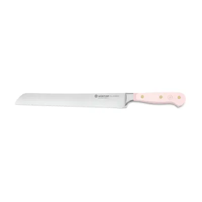 Wusthof Classic Colour Double Serrated Bread Knife 9" Pink Himalayan Salt (1061706423)
