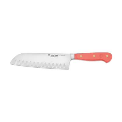 Wusthof Classic Colour  Hollow Ground Santoku 7" Coral Peach (1061731517)