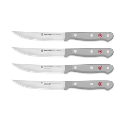 Wusthof Gourmet Grey Steak Knife Set 4Pc (1075660401)