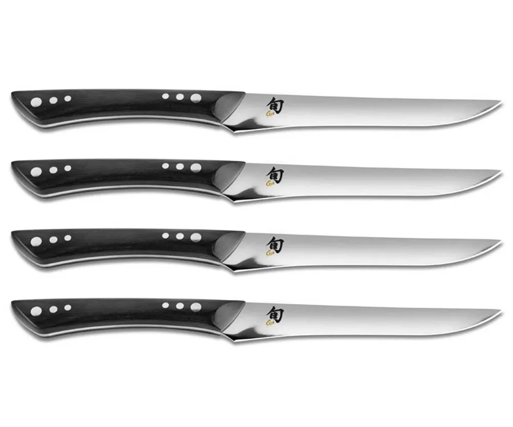 Shun Shima 4-Piece Steak Knife Set (DMS0430)