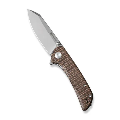 SENCUT Fritch Dark Brown Matrix Micarta (S22014-3)