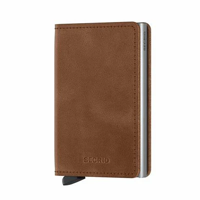 Secrid Slimwallet Vintage Cognac-Silver (SV-Cognac-Silver)