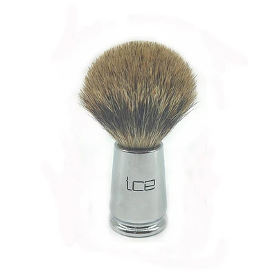 Ice Shave Brush Badger Pure Chrome (309020)