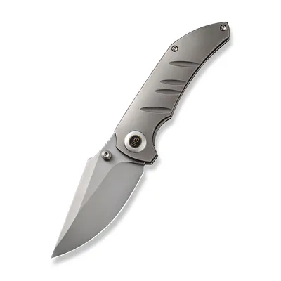 WE Knife Co Riff-Raff Grey Titanium Polished Bead Blasted (WE22020B-4)