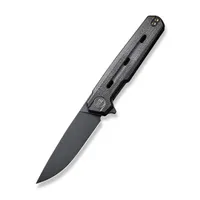 WE Knife Co Navo Black Canvas Micarta (WE22026-1)