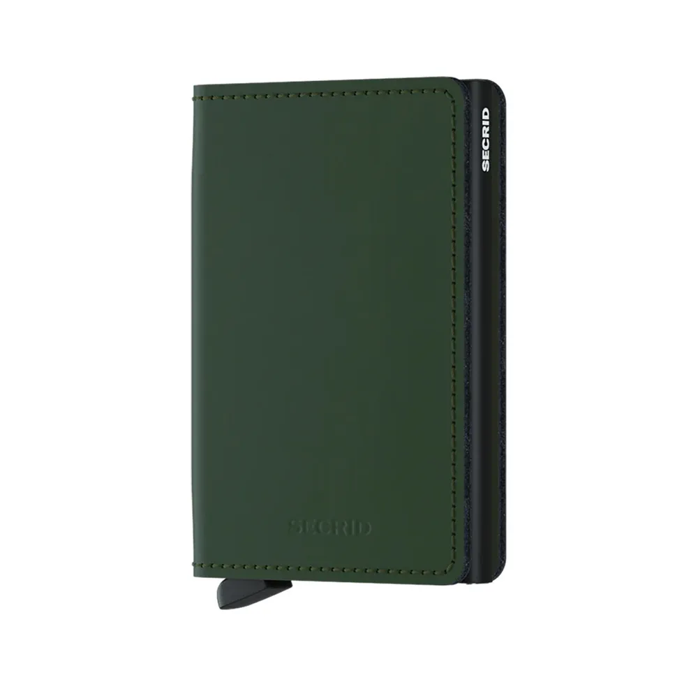 Secrid Slimwallet Matte Green Black (SM-Green Black)