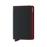 Secrid Slimwallet Matte Black Red (SM-Black & Red)