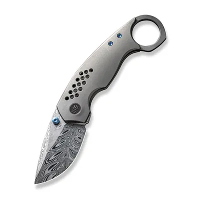 WE Knife Co Envisage Titanium Grey Damasteel (WE22013-DS1)