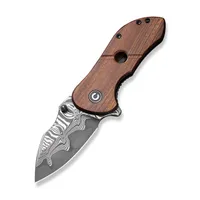 CIVIVI Gordo Guibourtia Wood Damascus Clad (C22018C-DS1)