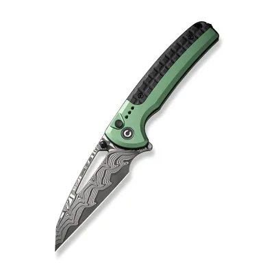 CIVIVI Sentinel Strike Aluminum Green Damascus Clad (C22025B-DS1)