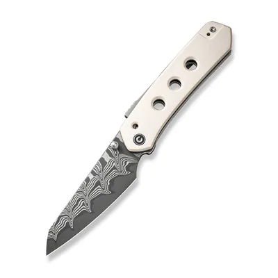 CIVIVI Vision FG G10 Ivory Damascus Clad (C22036-DS1)
