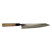 Hatsukokoro Kumokage Damascus Kiritsuke Sujihiki 10" (HKT-09)