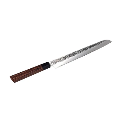 Seki Kanetsugu Heptagon-Wood Bread Knife 8.5" (9134)