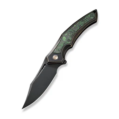 WE Knife Co Limited Edition Orpheus Titanium Bronze Black Jungle Wear FatCarbon (WE23009-1)