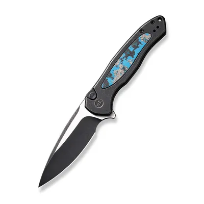 WE Knife Co Limited Edition Kitefin Titanium Black Arctic Storm Fat Carbon (WE19002N-1)