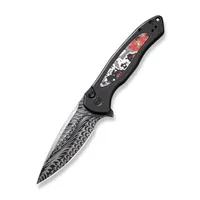 WE  Limited Edition Kitefin Damasteel Titanium Black Nebula Fat Carbon (WE19002N-DS1)