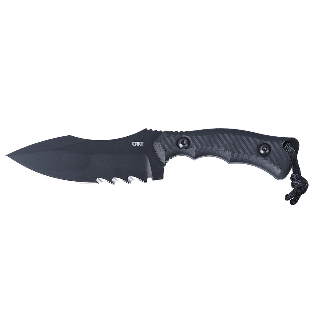 CRKT Bugsy G10 Black Serrated (Premium) (3605KV)