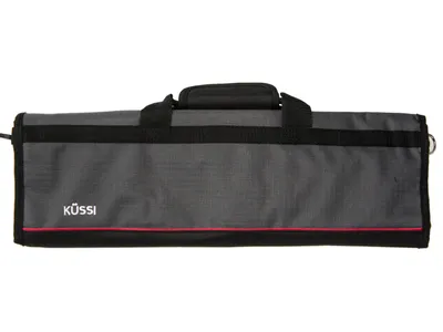 Kussi Knife Roll 8 Slot (Grey/Black) (99-610SGB)