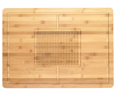 Kussi Bamboo Cutting Board with Juice Groove & Grip - 55cm x 40cm x 4cm (KUSBB5540-1)