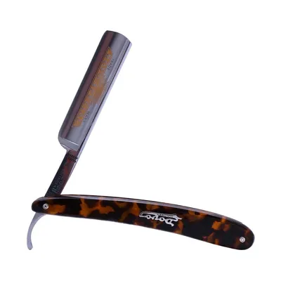 DOVO Straight Razor Carbon 5/8" Full Hollow Ground - Faux Tortoise Shell (12581358;1516580)