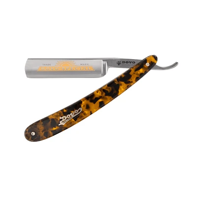 DOVO Straight Razor Carbon 5/8" Full Hollow Ground - Faux Tortoise Shell (12581358;1516580)