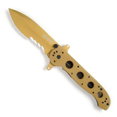 CRKT M21 Special Forces - Partial VEFF Serration - Desert (M21-14DSFG)