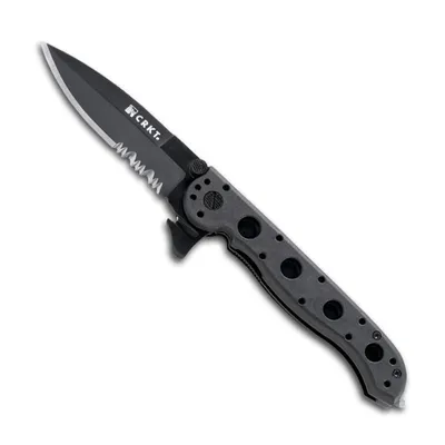 CRKT M16-13 Law Enforcement - Partial Serration - Black (M16-13ZLEK)