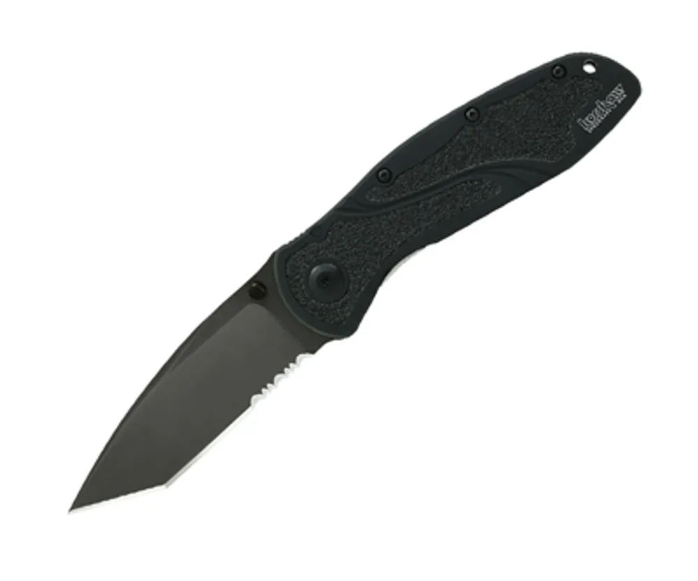 Kershaw Blur Tanto Serrated - Black (1670TBLKST)