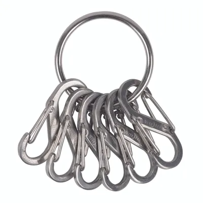 NiteIze SlideLock Stainless Steel Key Ring