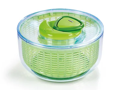 Kitchenaid Olive Green - White Large Universal Salad Spinner with Pump