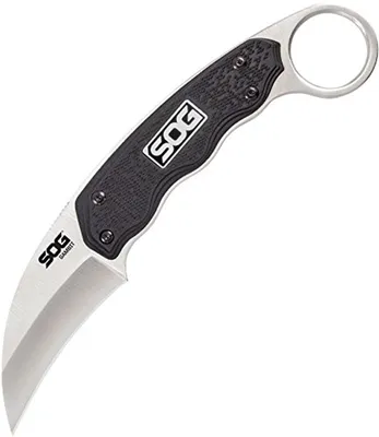 SOG Gambit Fixed-Blade Knife with Sheath, 2.58" (GB1001-CP)