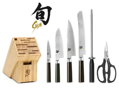 Shun Classic 7pc Knife Block Set - HOK Exclusive (DMS0700)
