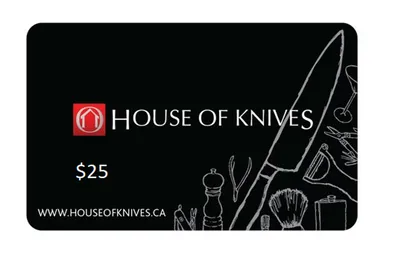 House of Knives Store Gift Card $25 (GIFTCARD25)