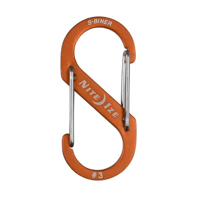 Nite Ize S-Biner #3 Aluminum - Orange (SBA3-19-R6)