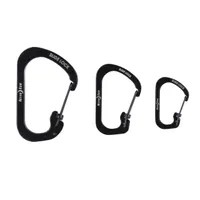 Nite Ize Carabiner SlideLock - 3pk - Black (CSLC-01-R6)