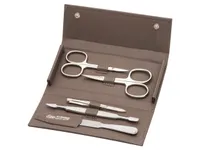 Erbe Soft Case 5pc Manicure Set Taupe (9210)