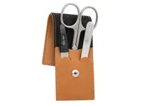 Erbe 3pc Pocket Manicure Set Cognac (9169)