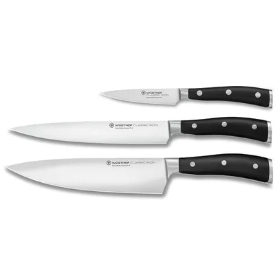 Wusthof Classic Ikon 3 Piece Knife Set (9601;1120360301)