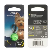 Nite Ize Petlit Collar Light Lime Jewel (PCL02-03-17JE)